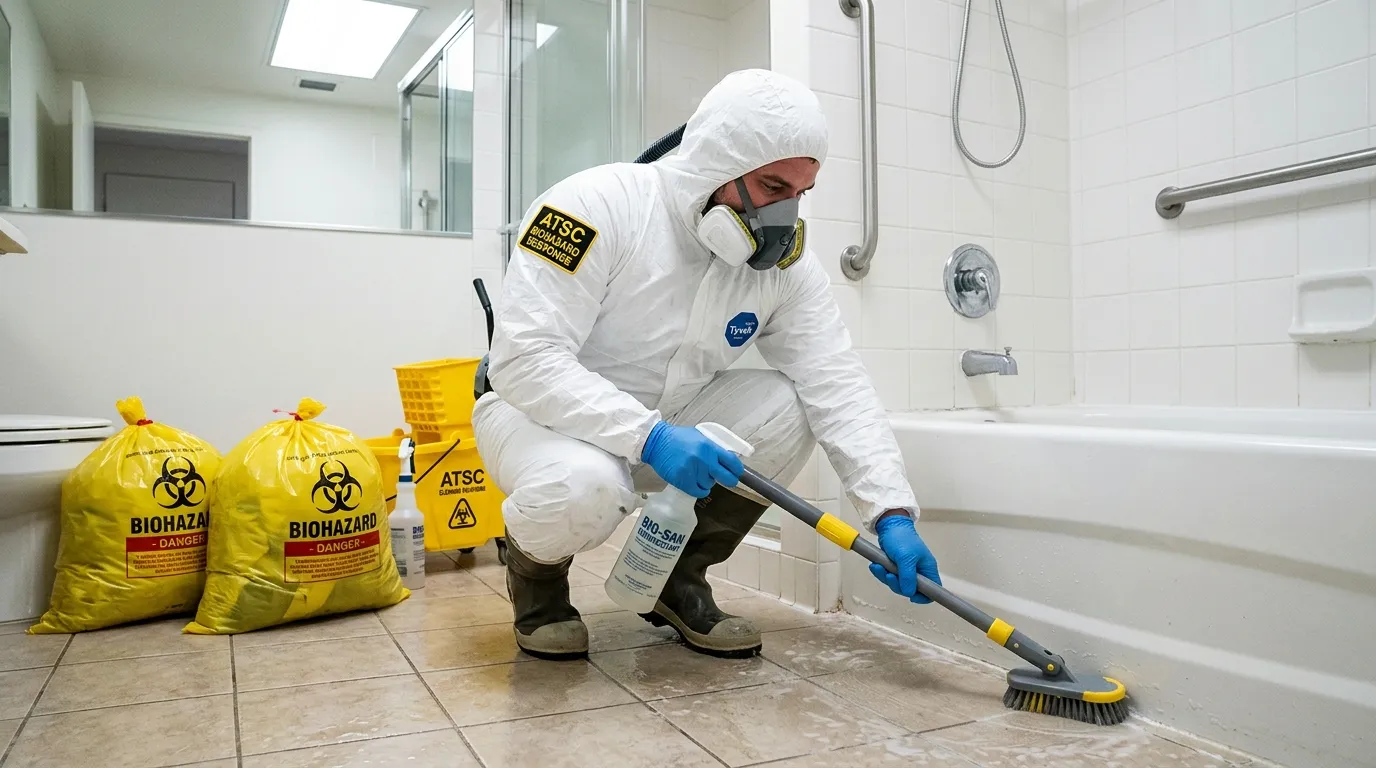 Decontamination equipment deployed for Blood Cleanup in Timonium